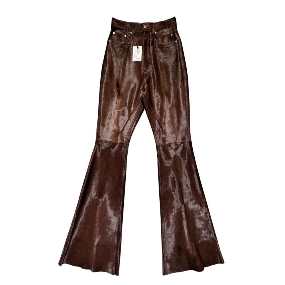 $6,210 Ponyhair FW23 Luxor flared pant
